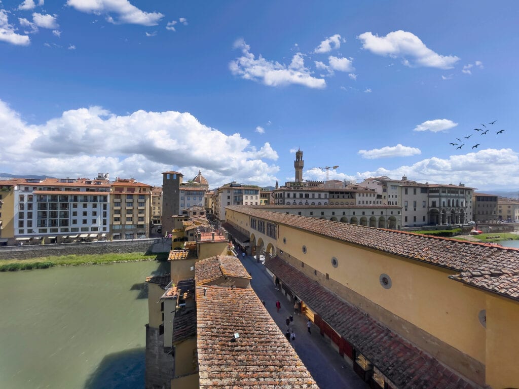 Vista su Ponte Vecchio